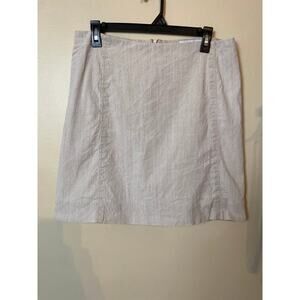 vintage dolce and gabbana suit skirt off-white size 46 pencil skirt